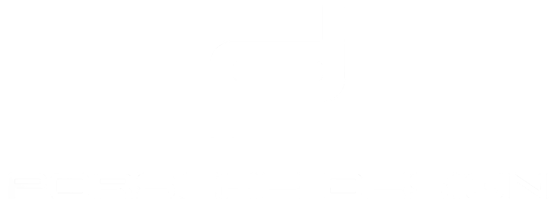 Porsche Design Logo weiß